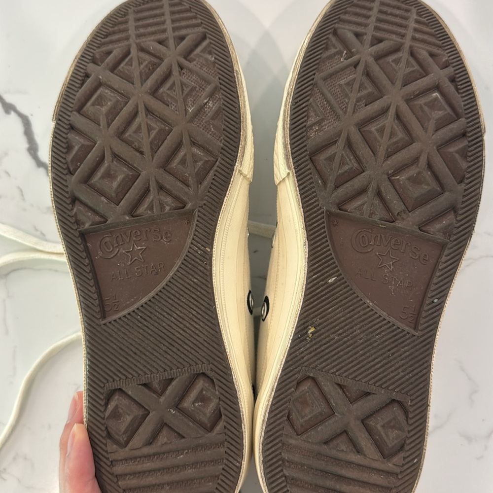 CDG Play Converse Chucks - Picture 5 of 5